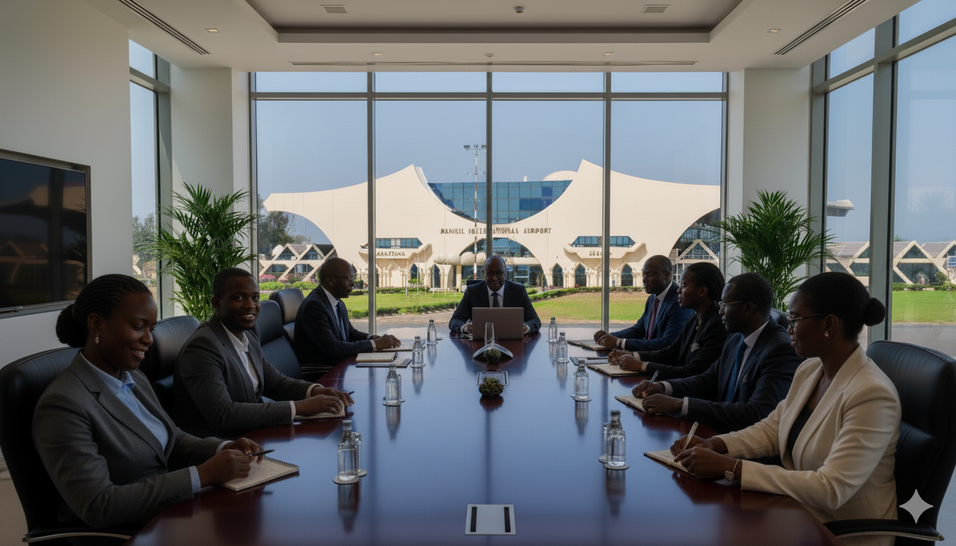 Professional business environment